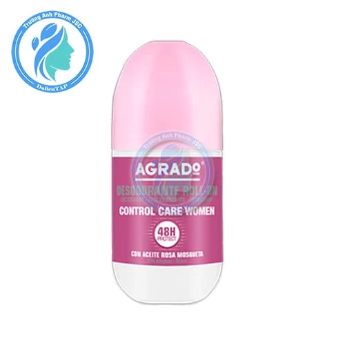 Lăn khử mùi Agrado Control Care Women 50ml - Giúp khử mùi và giảm mùi mồ hôi cho cơ thể